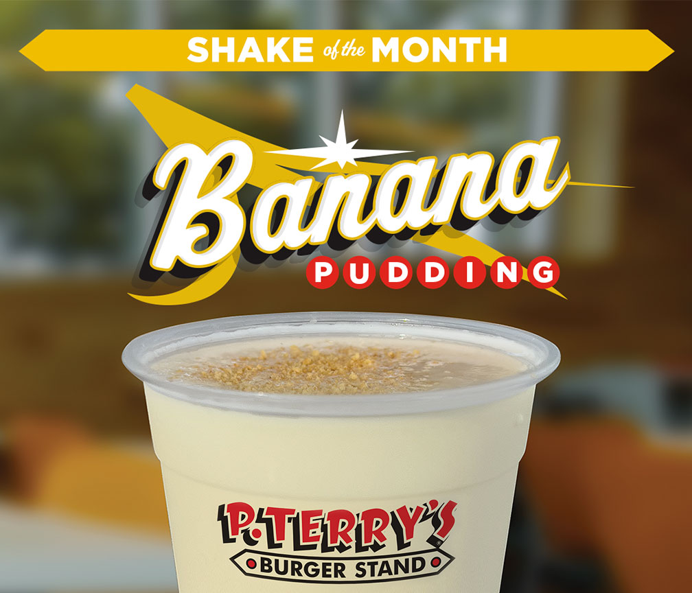 May’s 2024 Shake of the Month Banana Pudding