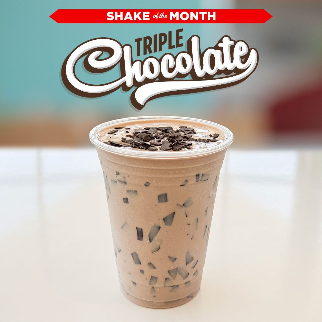 Shake of The Month, Triple Chocolate Milk Shake