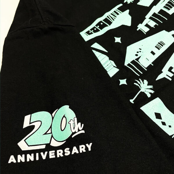 20th Anniversary Black Tee - Image 2