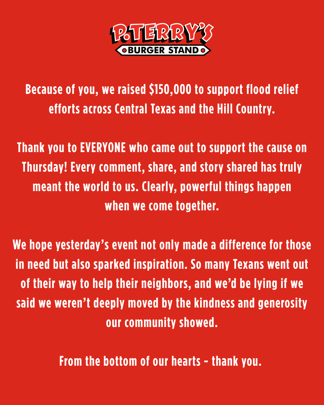 Austin-Disaster-Relief-P-Terrys-Donation